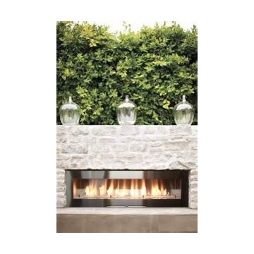 Outdoor 72" fireplace