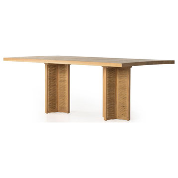 Levon Natural Woven Dining Table