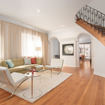 Cherry Creek Modern Decor White Cabinets Gray Walls Refinished Cabinets