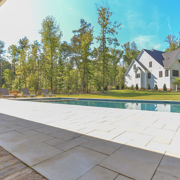 Farmhouse Style Pool House in Chapel Hill, NC