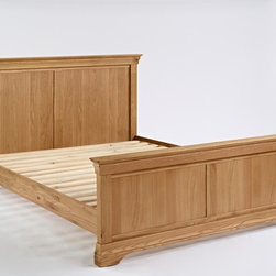 Bordeaux Oak Bed - Lit Adulte