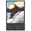 Paul A. Lanquist Beech Mountain North Carolina Art Print, 24"x36"