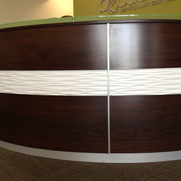 Reception desks