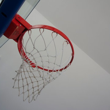 Indoor Basketball Court with Audio Video Installation