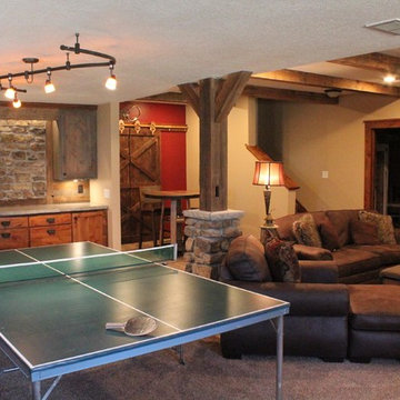 Basement remodel, Chaska, MN