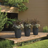 Pleat Modern Indoor Outdoor Plant Pot - 23", Ash