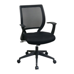 Black Back Office Task Office Chair - Office Chairs
