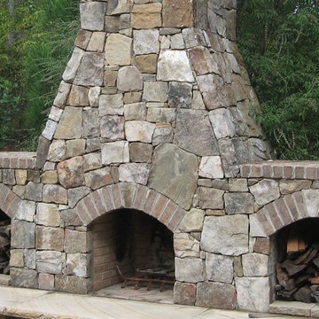 Custom Masonry Fireplace