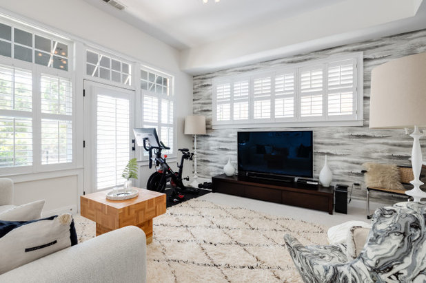 Family Room Houzz Tour: A Designer's Own Townhome Evolves Over the Years