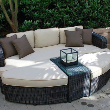 Kontiki Conversation Sets - Wicker Daybeds - Monte Carlo 4 Piece DayBed Set