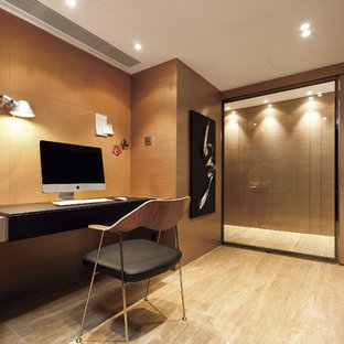 Modern home cinema in Hong Kong.