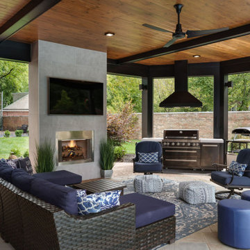 Design-Build Outdoor Living Space Addition with 2 Pools