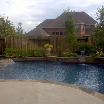 Geometric Pool in Cypress
