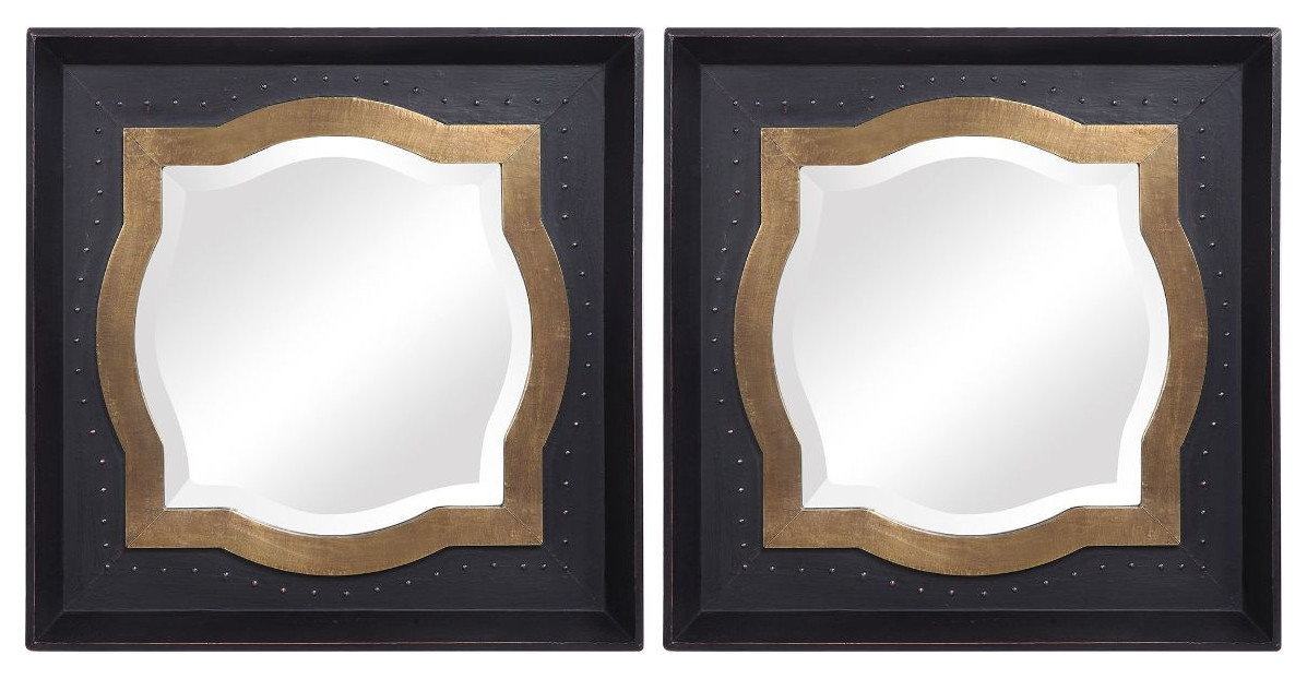 Optic Array Mirror - Mediterranean - Wall Mirrors - by Hudson Home ...