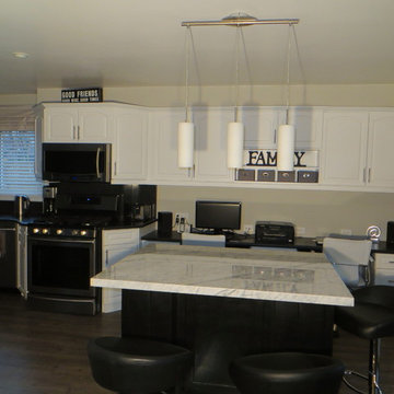 WHITE KITCHEN/MAIN FLOOR MAKEOVER