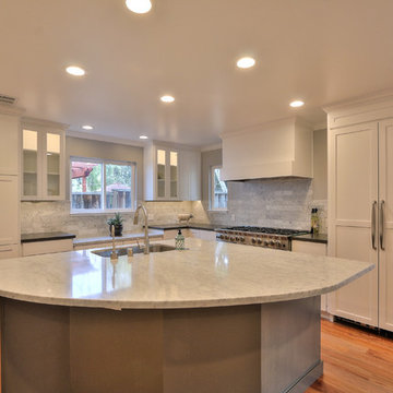San Jose Kitchen Remodel - Oversized Island