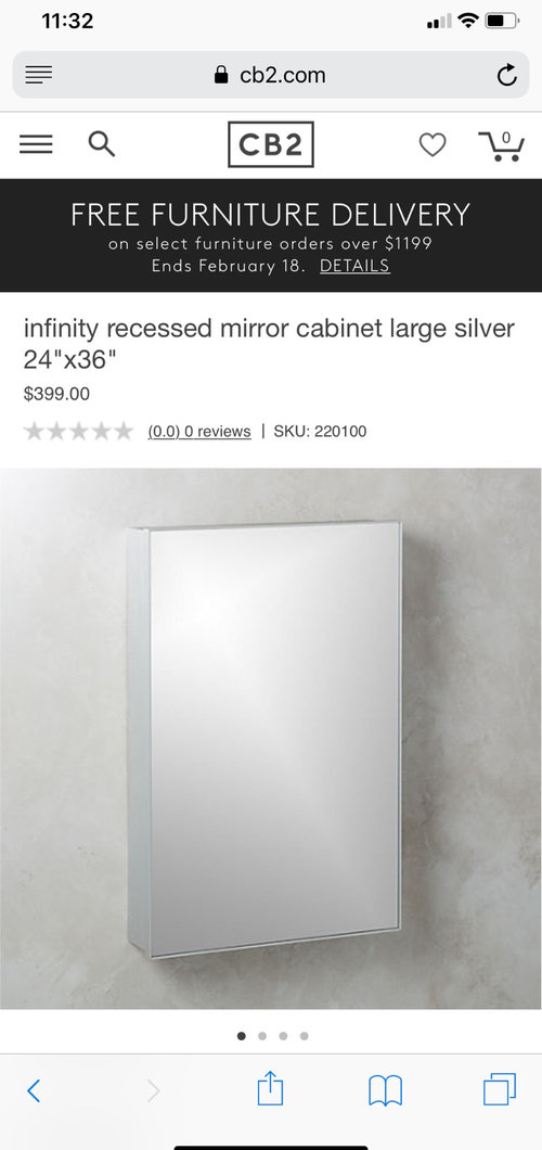 vanity mirror size for small master bathroom