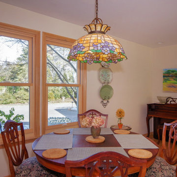 New Wood Windows in Delightful Dining Room