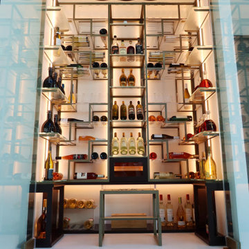 "Spider" Racking Twin Wine Rooms