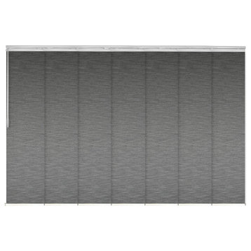 Talha 7-Panel Track Extendable Vertical Blinds 110-153"W