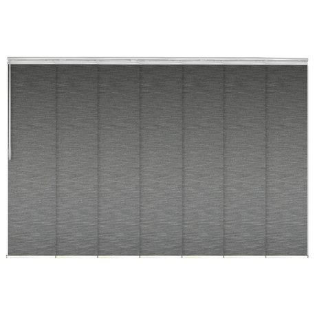 Talha 7-Panel Track Extendable Vertical Blinds 110-153"W