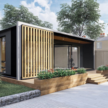 Garden Room Home Gym in Teddington