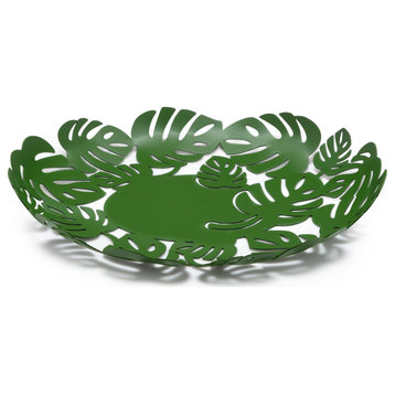 Decorative Leaf Bowl, Green
