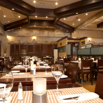 Natural Toned Restaurant with Modern Fixtures in Bexleyheath