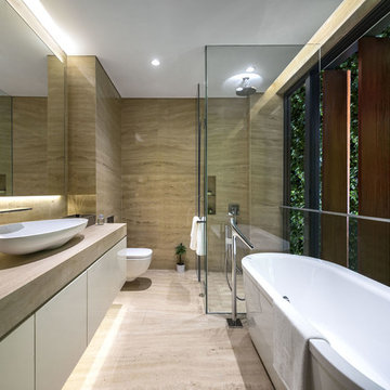 Green wall House