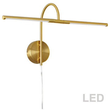 Display/Exhibit LED Picture Light 10W Aged Brass Finish