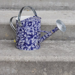 Blue Blossom Patterned Watering Can - Watering Cans