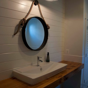 Virginia Custom Home: Nautical-Inspired Bathroom
