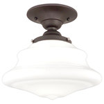 Hudson Valley Lighting - Hudson Valley Lighting 3409F-OB Petersburg Collection - One Light Flush Mount - 3409F-PN_Petersburg_Detail004_1k.jpg 34Petersburg Collectio Old Bronze *UL Approved: YES Energy Star Qualified: n/a ADA Certified: n/a  *Number of Lights: Lamp: 1-*Wattage:75w A19 Medium Base bulb(s) *Bulb Included:No *Bulb Type:A19 Medium Base *Finish Type:Old Bronze