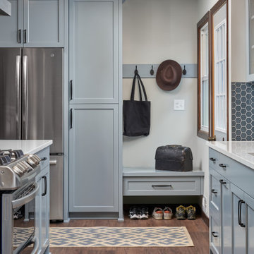 Drop zone and pantry by door