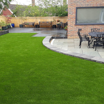 Composite Decking, Patio & Path, Artificial Grass, Retaining Wall, Raised Flower