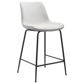 Paxton Counter Stool White Set of 2