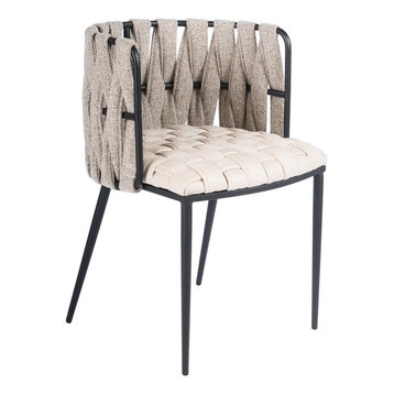 Milano Dining Chair, Off-White
