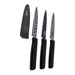 Black and White Paring Knives (Set of 3) - Paring Knives