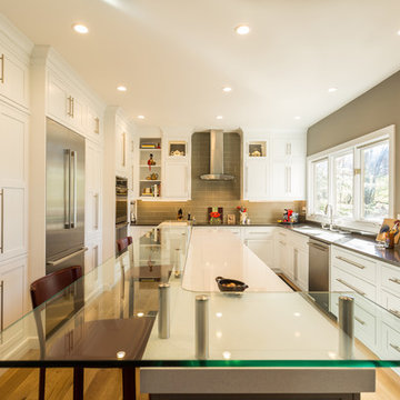 Rustic Modern Collectors Contemporary Kitchen & Family Room Remodel