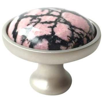 Punk Couture Pink Stone Knob