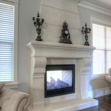 Stone Fireplace Mantels & Surrounds