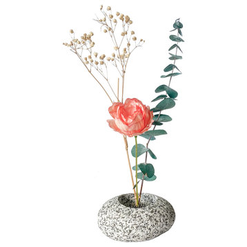 Stone Ikebana Vase