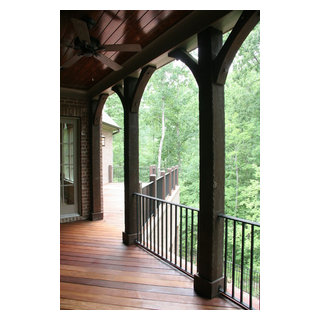 Original Timber Porch Kit - Rustic - Raleigh - by Southern Woodcraft ...