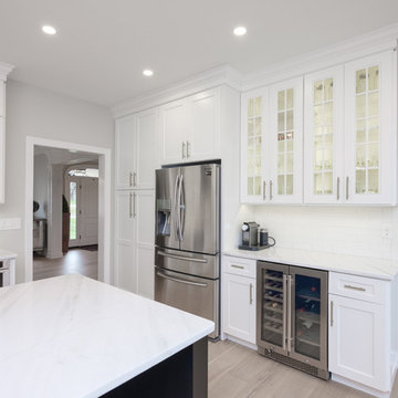 Transitional Farmhouse Kitchen and First Floor Remodel