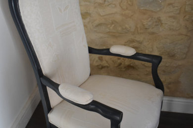 Réfection d'un fauteuil Voltaire
