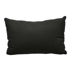 Outdoor Scatter Cushions Small Canvas Black - Outdoor Cushions And Pillows