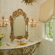 Powder Room stencil