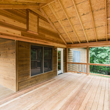 Cedar Covered Deck