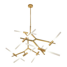 Avenue Lighting HF8060-14-BB Chandelier Brushed Brass San Vicente