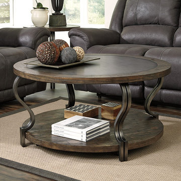 RYDER ROUND COCKTAIL TABLE | Foundry45 by Star Furniture